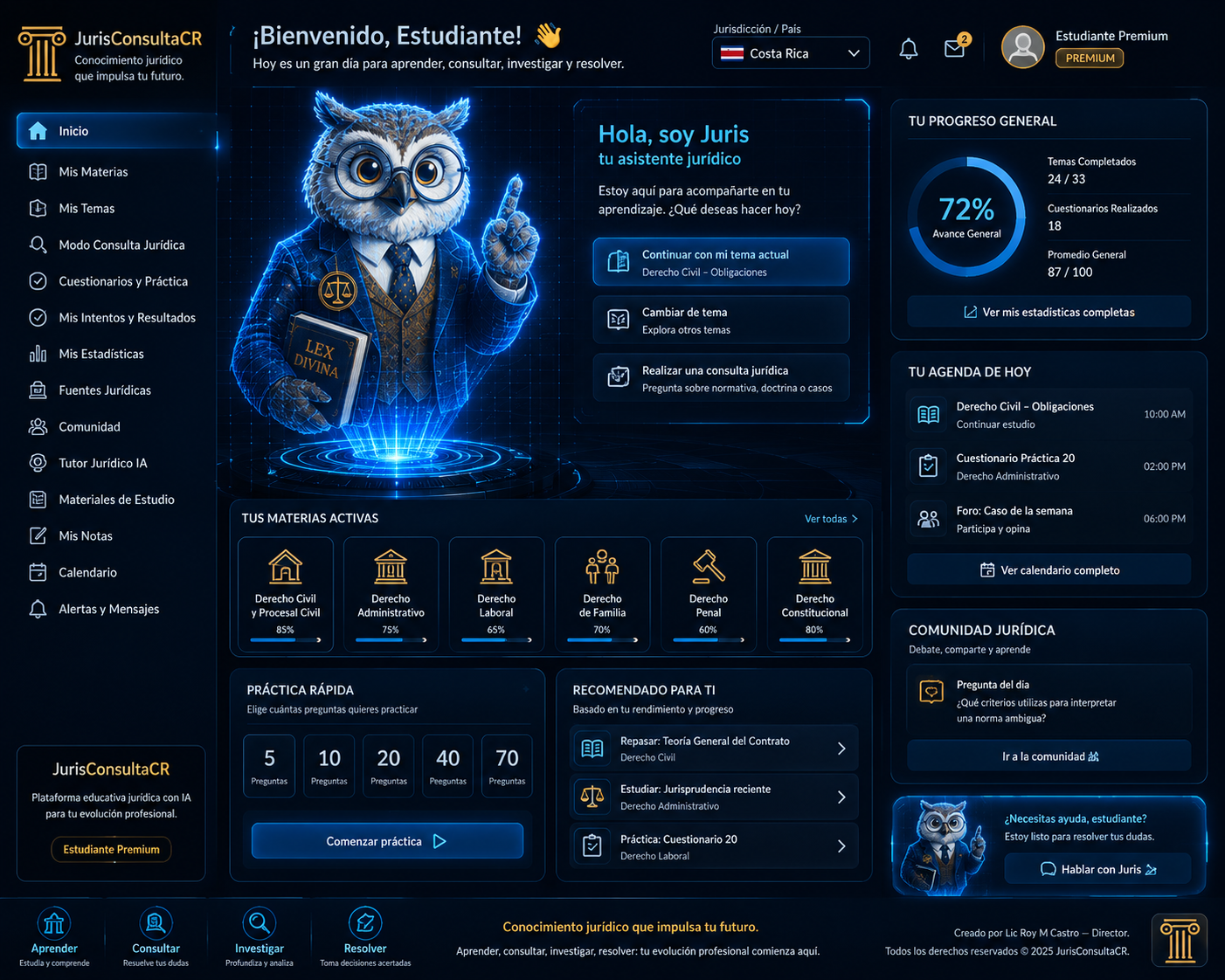 Biblioteca y entorno virtual de aprendizaje con Juris